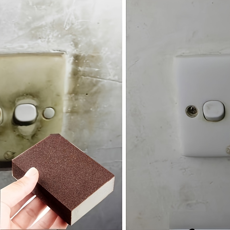 Diamond Sponge Cleaning Brush - Pot Bottom Cleaning Sponge - Rust Remover Sponge - Dish Sponge Block - Strong Degreaser - 1/3/6/9pcs - Cleaning Tools - Cleaning Supplies - Image 11