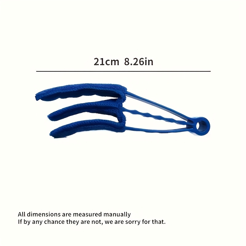 2-Pack Microfiber Randomcolor Style Blind Cleaner Kit - Reusable Crevice Brush for Vents/Windows/Curtains - Washable Household Tool - Image 3