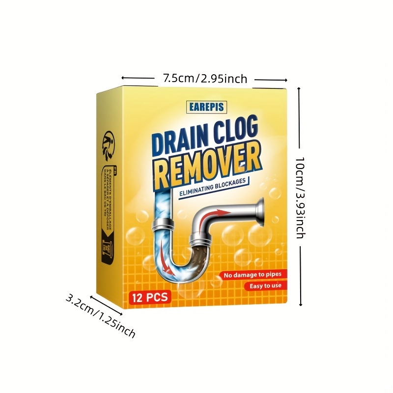 Drainage Effervescent Tablets - Effectively Decompose Hair, Food Scraps, And More, Remove Odors Without Damaging Pipes, Suitable for Bathroom Sinks, Kitchen Drains, Shower Traps, Toilets - Image 6