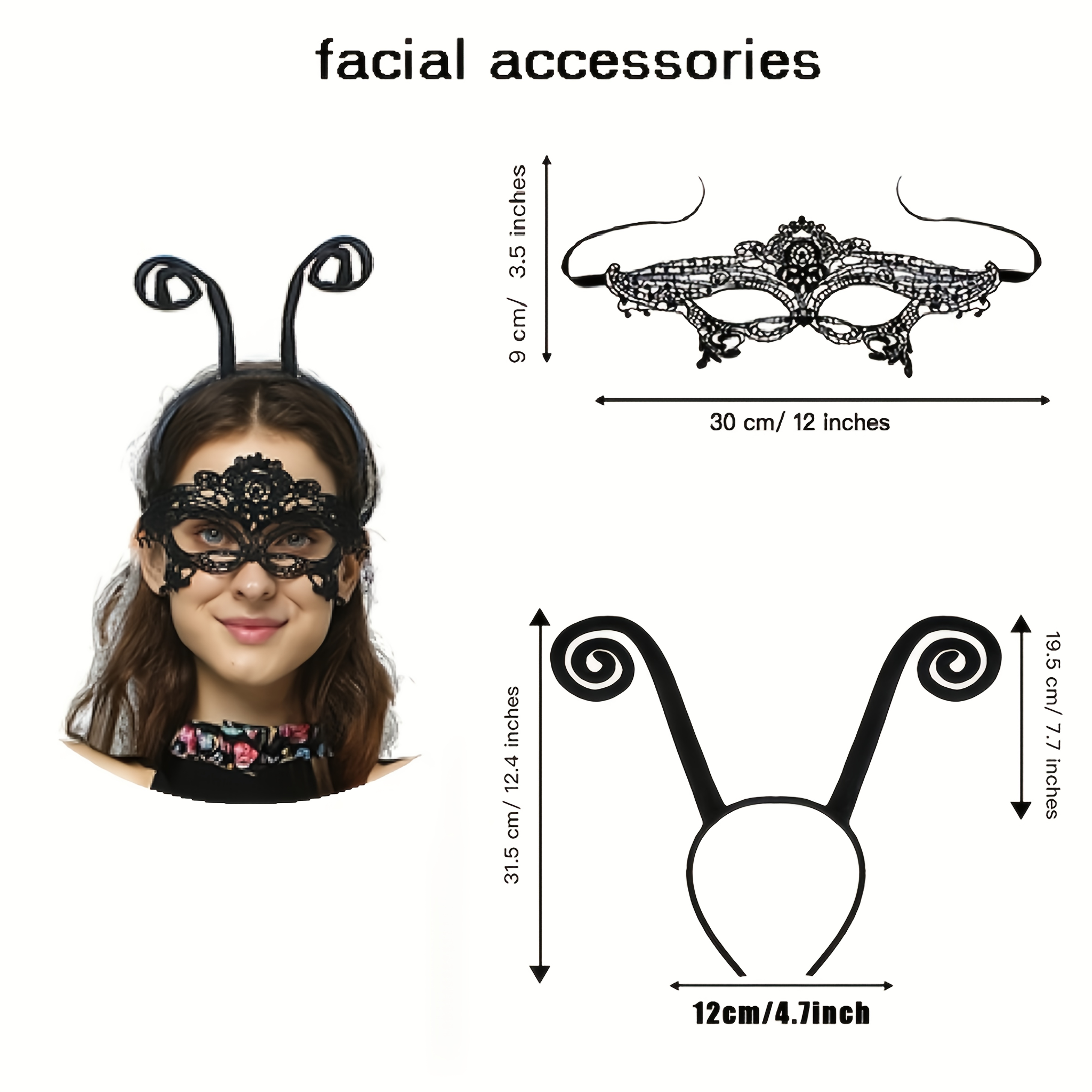 Women'S 4pcs Butterfly Costume Set with Cape, Skirt, Lace Mask And Antenna Headband - Lightweight Halloween Outfit for Christmas Parties, Carnival Parades, Cosplay Events And Masquerade Balls - Perfect Gift for Her