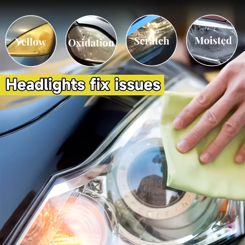 This Product Is a Professional Spray Specially Designed for Automotive Headlight Restoration And Is Easy to Use. It Can Effectively Repair Headlights That Are Yellowed by Oxidation Or Blurred Due to Dullness