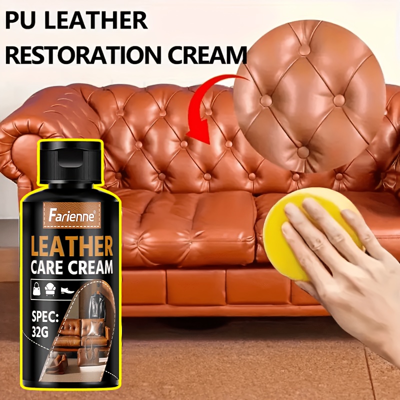 Leather Nourishing Polish Cream, Suitable for Car Seats, Sofas, Jackets, Shoes, Bags And Clothing - Deep Polish Care And Protection, Doubling Shine, Polishing Leather Material