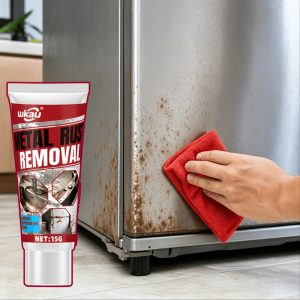 Metal Rust Removal & Protection Paste - Powerful Anti-corrosion Peroxide Formula, Fast-acting. Works on Fridges, Sinks, Scissors, All Metals, Lasting Rust Shield & Surface Care.