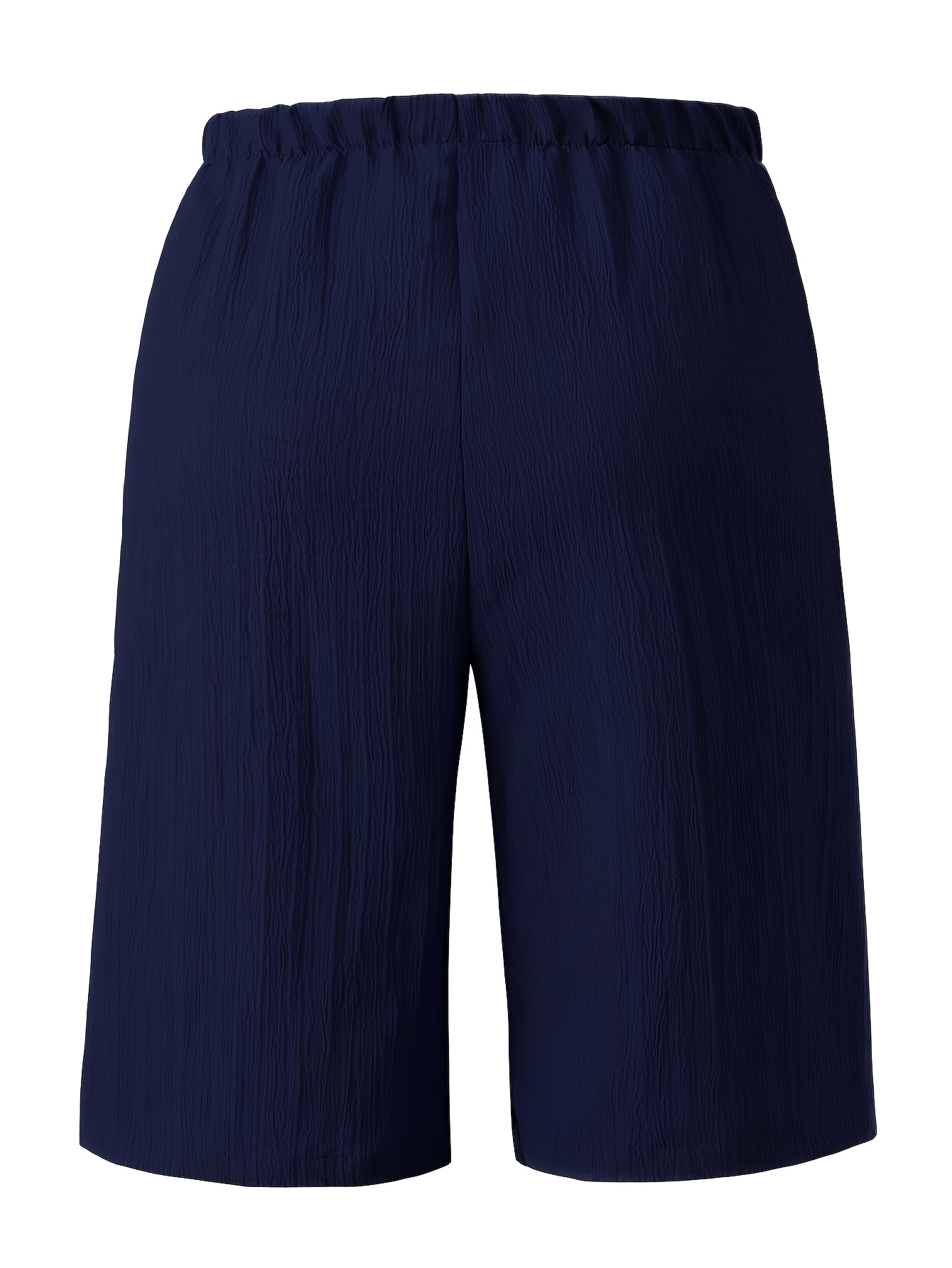 Directional Style Beach Vacation Style Summer Women'S Straight Pants Shorts Women'S Pure Color Tie-Up Casual Summer Women'S Shorts - Image 10