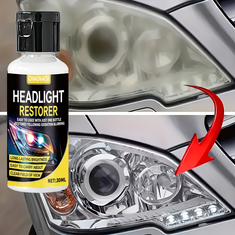 This Product Is a Professional Spray Specially Designed for Automotive Headlight Restoration And Is Easy to Use. It Can Effectively Repair Headlights That Are Yellowed by Oxidation Or Blurred Due to Dullness