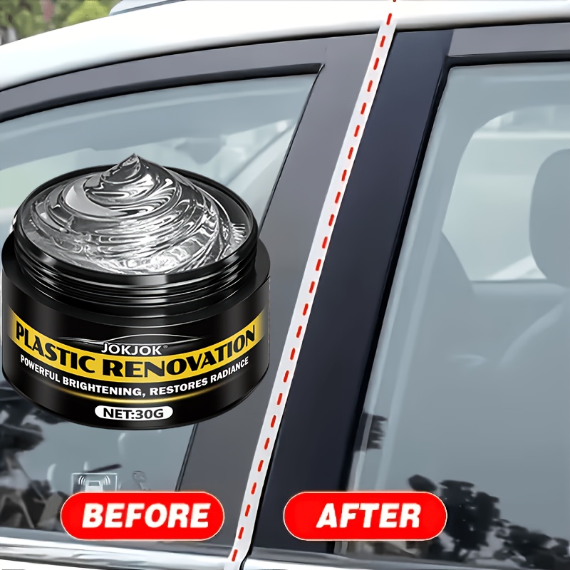 Car Plastic Rubber Black Restoration And Maintenance Kit