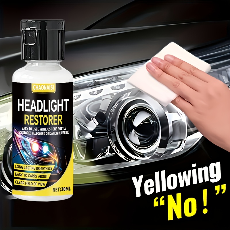 This Product Is a Professional Spray Specially Designed for Automotive Headlight Restoration And Is Easy to Use. It Can Effectively Repair Headlights That Are Yellowed by Oxidation Or Blurred Due to Dullness
