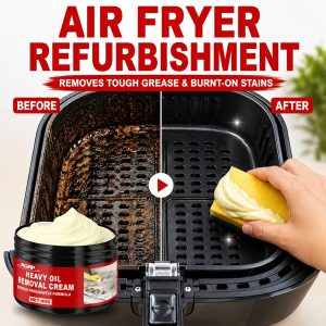 Metal Polishing Paste | Effectively Removes Tar Residue and Grease Films from Metal Surfaces Such as Air Fryers, Leaving Them Polished and Shiny. Professionally Formulated—suitable for Induction Cooktops, Cookware, Stovetops, Grills, and Ovens