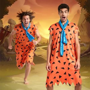 Primitive Role-Playing Cosplay Men'S Costume 2pcs Set Including Robe And Bow Tie. Suitable for Halloween Adult Costume Set, Without Battery