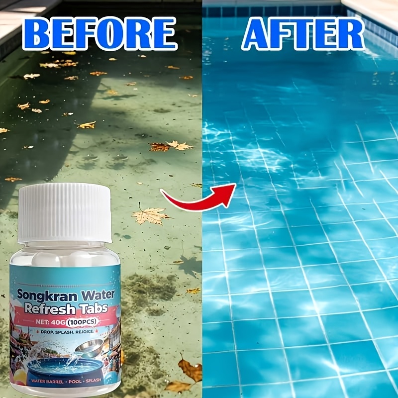 Multi-Functional Pool Pond Purifier Suitable for Home Pools, Ponds, Outdoor Water Purification, Hydroponic Tablets, Aquariums, Fish Tanks, Hydroponic Systems, And Water Feature Gardens, Fast-Acting Formula Keeps Water Clear - Image 8