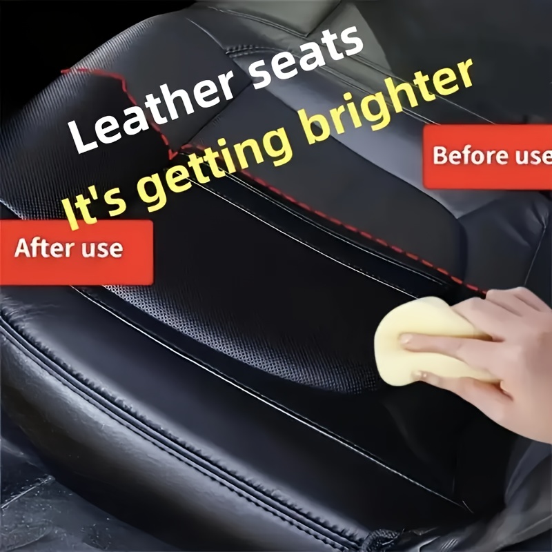 Car Interior Polishing Spray - Multi-Purpose Plastic Polish, Tire Shine Agent, Suitable for Dashboard, Seat, Plastic Decorations, Dust-Proof And Uv-Resistant, Instantly Brightens The Shine, Restores Original Color, Long-Lasting Anti-Aging Formula