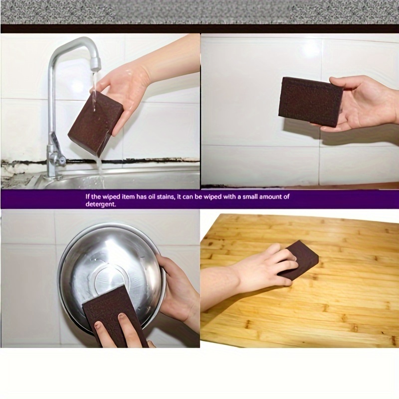 Diamond Sponge Cleaning Brush - Pot Bottom Cleaning Sponge - Rust Remover Sponge - Dish Sponge Block - Strong Degreaser - 1/3/6/9pcs - Cleaning Tools - Cleaning Supplies - Image 12