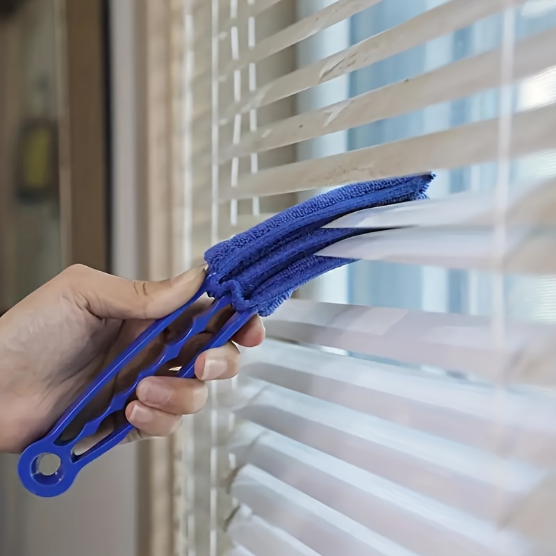 2-Pack Microfiber Randomcolor Style Blind Cleaner Kit - Reusable Crevice Brush for Vents/Windows/Curtains - Washable Household Tool