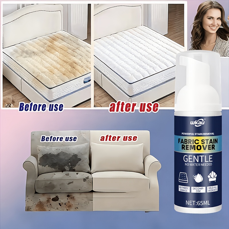 Multi-Purpose Waterless Fabric Foam - Fabric Refresher for Sofas, Carpets, Shoes, and Leather; Instantly Restores to Like-New Condition