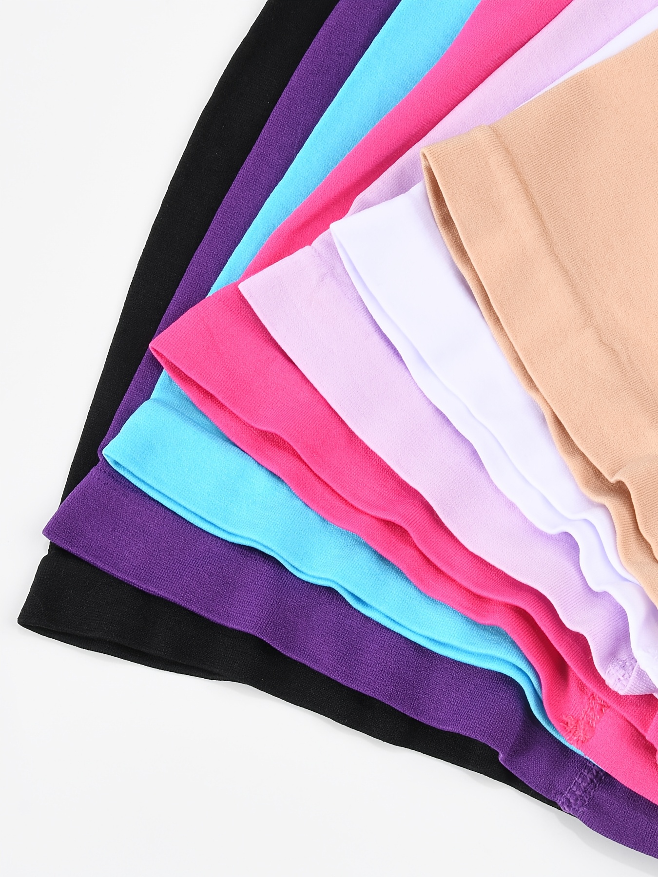 Women'S Seamless Boxer Briefs One-Piece Traceless Anti-Exposure Shorts Easy Solid Color Boxer Briefs
