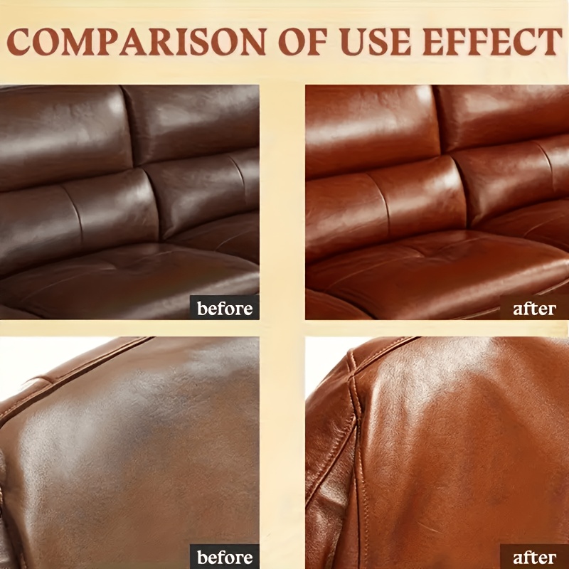Leather Nourishing Polish Cream, Suitable for Car Seats, Sofas, Jackets, Shoes, Bags And Clothing - Deep Polish Care And Protection, Doubling Shine, Polishing Leather Material