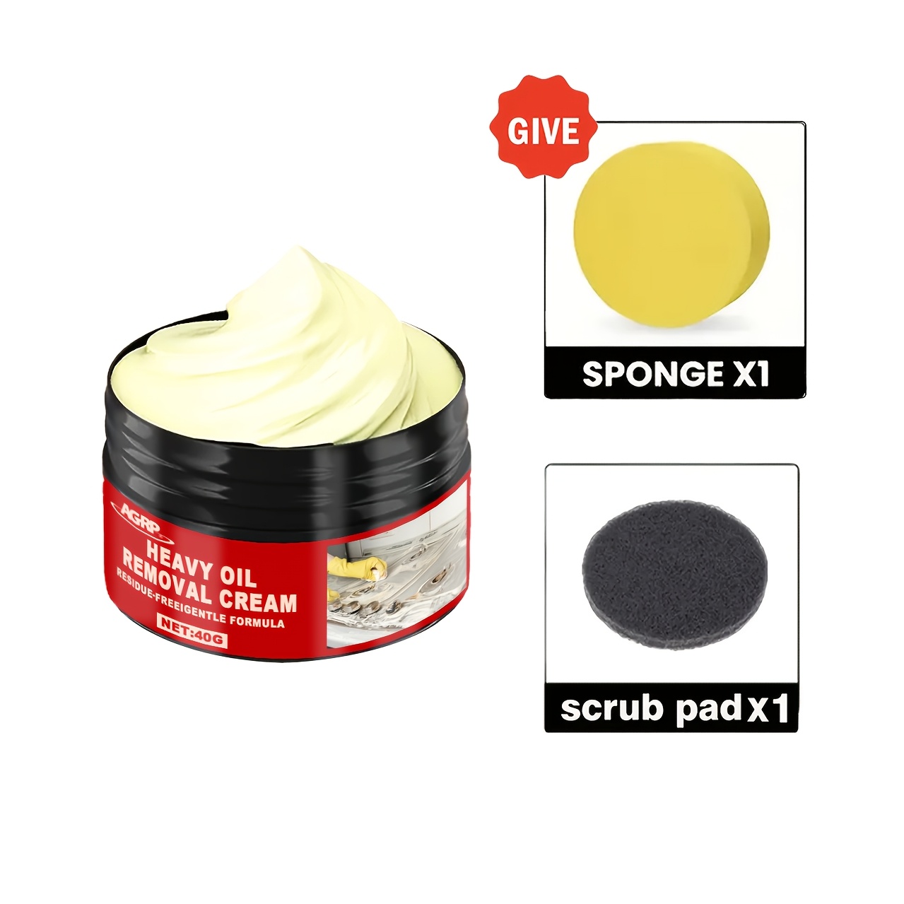Metal Polishing Paste | Effectively Removes Tar Residue and Grease Films from Metal Surfaces Such as Air Fryers, Leaving Them Polished and Shiny. Professionally Formulated—suitable for Induction Cooktops, Cookware, Stovetops, Grills, and Ovens