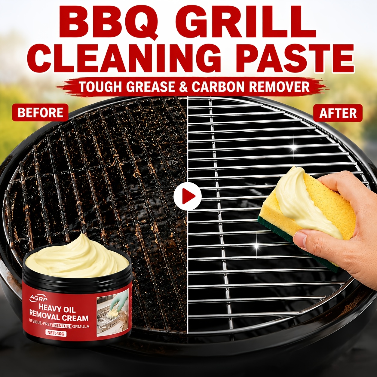 Metal Polishing Paste | Effectively Removes Tar Residue and Grease Films from Metal Surfaces Such as Air Fryers, Leaving Them Polished and Shiny. Professionally Formulated—suitable for Induction Cooktops, Cookware, Stovetops, Grills, and Ovens - Image 2