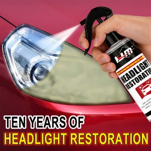 3.38oz Professional Car Headlight Repair Agent - Removes Yellowing, Oxidation and Fogging - Lens Polishing and Grinding Material - Effectively Enhances the Brightness of the Headlights, Grinding and Polishing