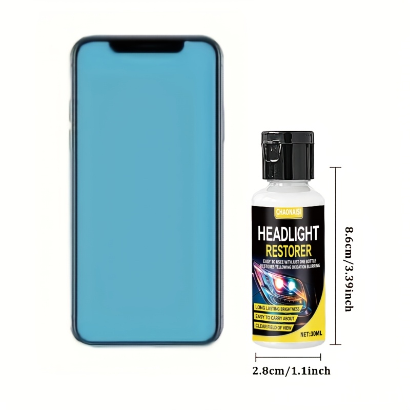This Product Is a Professional Spray Specially Designed for Automotive Headlight Restoration And Is Easy to Use. It Can Effectively Repair Headlights That Are Yellowed by Oxidation Or Blurred Due to Dullness