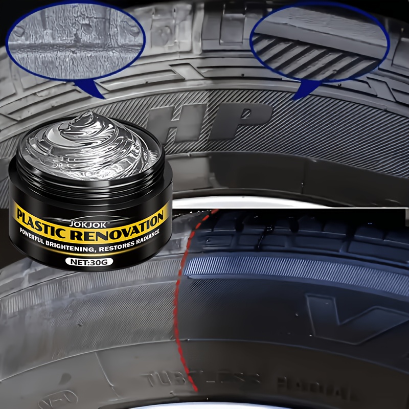 Car Plastic Rubber Black Restoration And Maintenance Kit