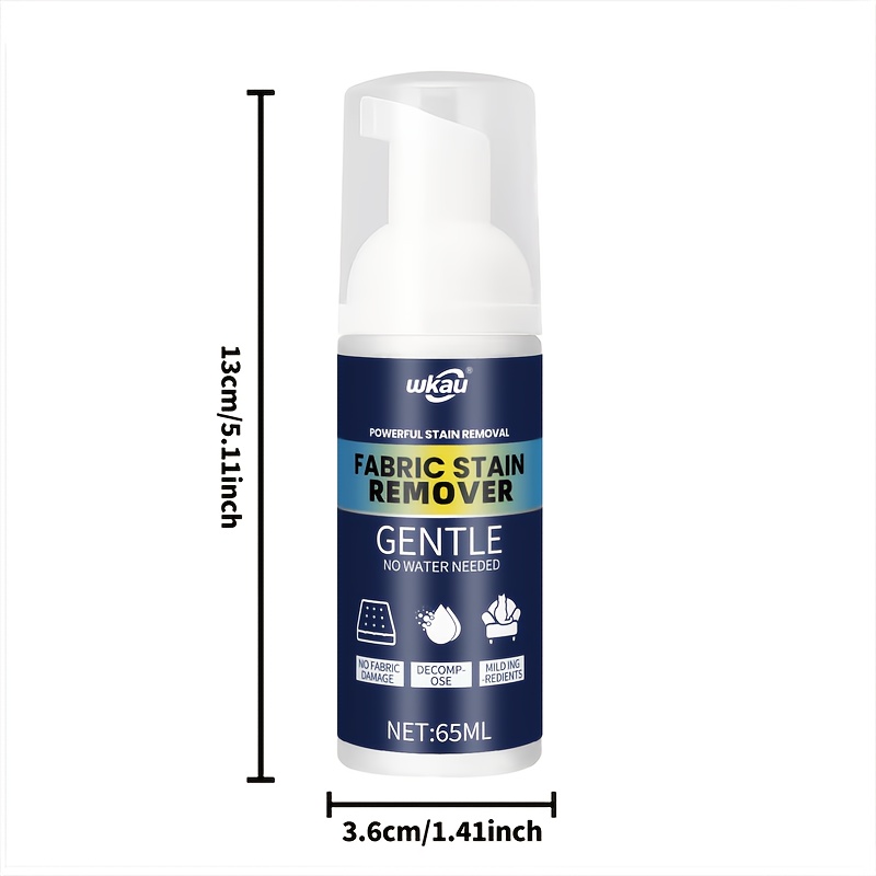 Multi-Purpose Waterless Fabric Foam - Fabric Refresher for Sofas, Carpets, Shoes, and Leather; Instantly Restores to Like-New Condition