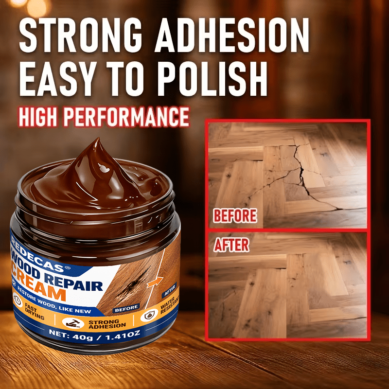 Brown Wood Scratch Repair Paste, Quick-Drying Type, Fast Curing Emergency Wood Repair, Lazy Person'S Must-Have, Long-Lasting Type, One-Time Filling, Strong Protection Effect - Image 5