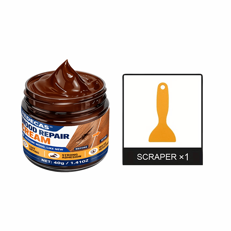 Brown Wood Scratch Repair Paste, Quick-Drying Type, Fast Curing Emergency Wood Repair, Lazy Person'S Must-Have, Long-Lasting Type, One-Time Filling, Strong Protection Effect - Image 2