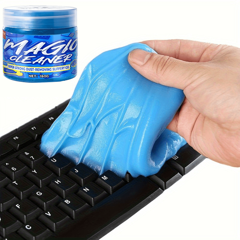 Multi-Purpose Car Interior Cleaning Gel - Dust And Stain Remover, Safe for Sensitive Surfaces, Reusable And Washable - Ideal for Vents, Keyboards, And Detailed Vehicle Care - Men'S Ideal Gift for RV Maintenance Gel