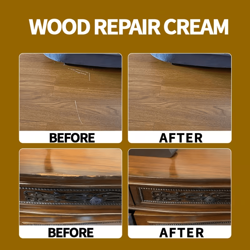 Brown Wood Scratch Repair Paste, Quick-Drying Type, Fast Curing Emergency Wood Repair, Lazy Person'S Must-Have, Long-Lasting Type, One-Time Filling, Strong Protection Effect