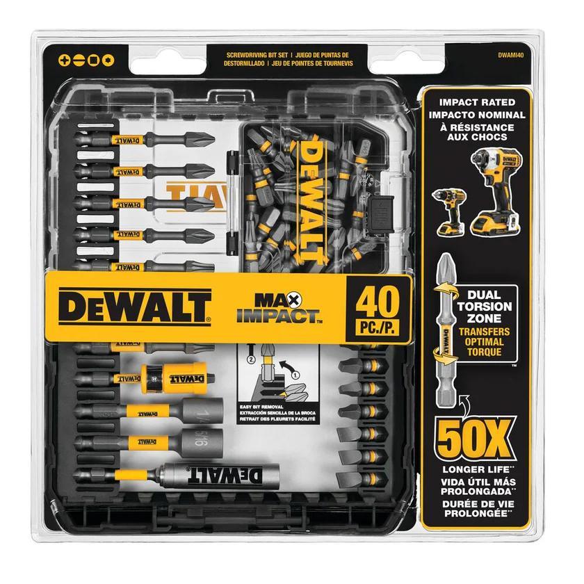 Dewalt 40 piece bit set