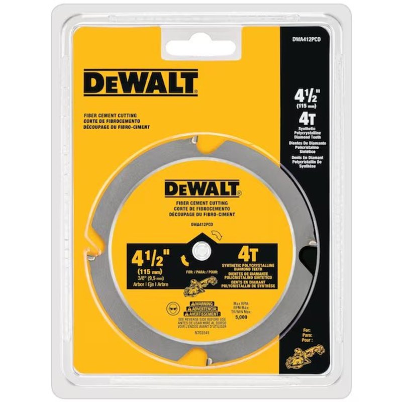 4-1/2 in. 4T Fiber Cement Cutting Circular Saw Blade
