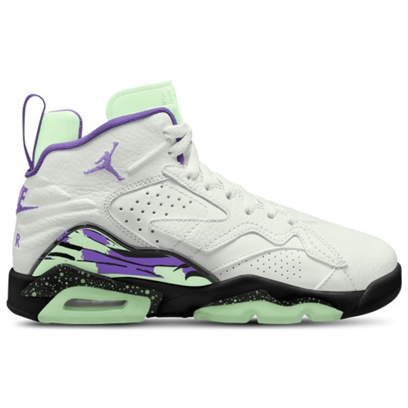 Jordan Big Kids Jordan MVP Basketball Shoes, Black/Purple/White