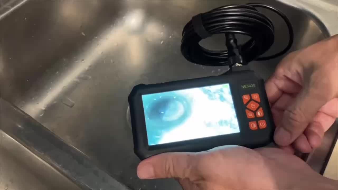 1pc 1/5/10/20M Inspection Endoscope Camera with Light, 1080P HD Borescope Camera with Light, 4.3" IPS Screen, IP67 Sewer Camera Borescope, Semi-Rigid Cord Drain Pipe Camera Cool Gadgets Tool - Image 14