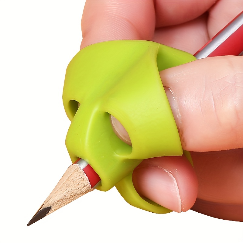 5pcs student pencil holder corrector set for kindergarten primary school students Writing corrector Soft rubber writing posture pencil holder