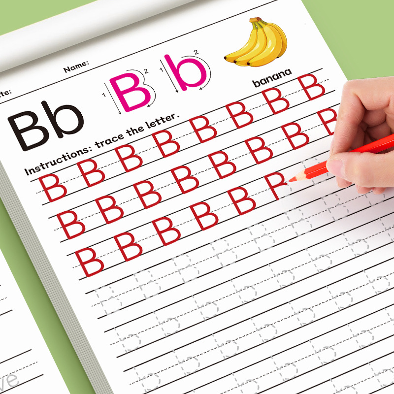 Alphabet Practice Workbook A-Z - A Pattern-based Letter Writing Practice Book, Suitable for Toddlers and Preschoolers to Learn Writing