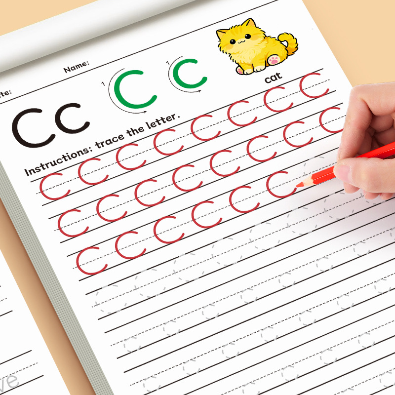 Alphabet Practice Workbook A-Z - A Pattern-based Letter Writing Practice Book, Suitable for Toddlers and Preschoolers to Learn Writing