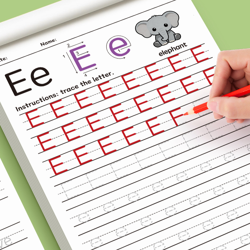 Alphabet Practice Workbook A-Z - A Pattern-based Letter Writing Practice Book, Suitable for Toddlers and Preschoolers to Learn Writing