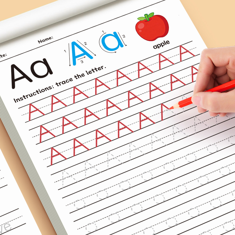 Alphabet Practice Workbook A-Z - A Pattern-based Letter Writing Practice Book, Suitable for Toddlers and Preschoolers to Learn Writing