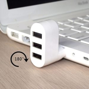 [Mini USB Hub] Mini 3-Port USB Hub Splitter with 180° Rotatable Connector for Laptop and PC - Unpowered Lightweight Portable Adapter, USB-Powered, Compact Design, Durable Plastic, No Battery Needed, Ideal for Home Office and Travel, Travel Adapter | Compact USB Hub | Durable Plastic Hub, USB Hub, Usb Extension Cable, Usb Extension Lead, Usb Cable, Calculator Accessory For School, Mini Calculator For Desk, Calculator