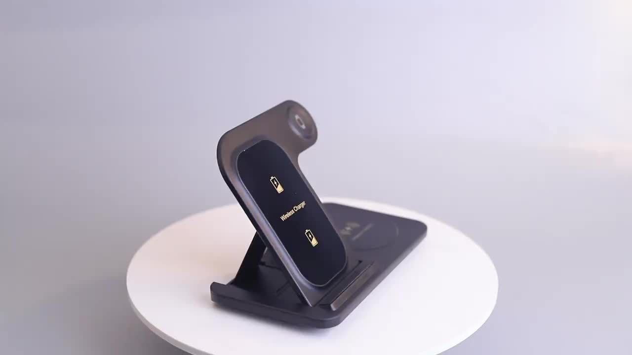3 in 1 Foldable Wireless Charger, Fast Wireless Charging Station Stand Dock for Iphone 17/16/15/14/13/12/11/ Pro/Max/Mini/8/Plus/ X/XR/XS/X/SE, for Iwatch Ultra2/Ultra/9/8/7/6/ 5/4/3/2/1/SE, for Airpods 3/2/Pro2/Pro - Image 10