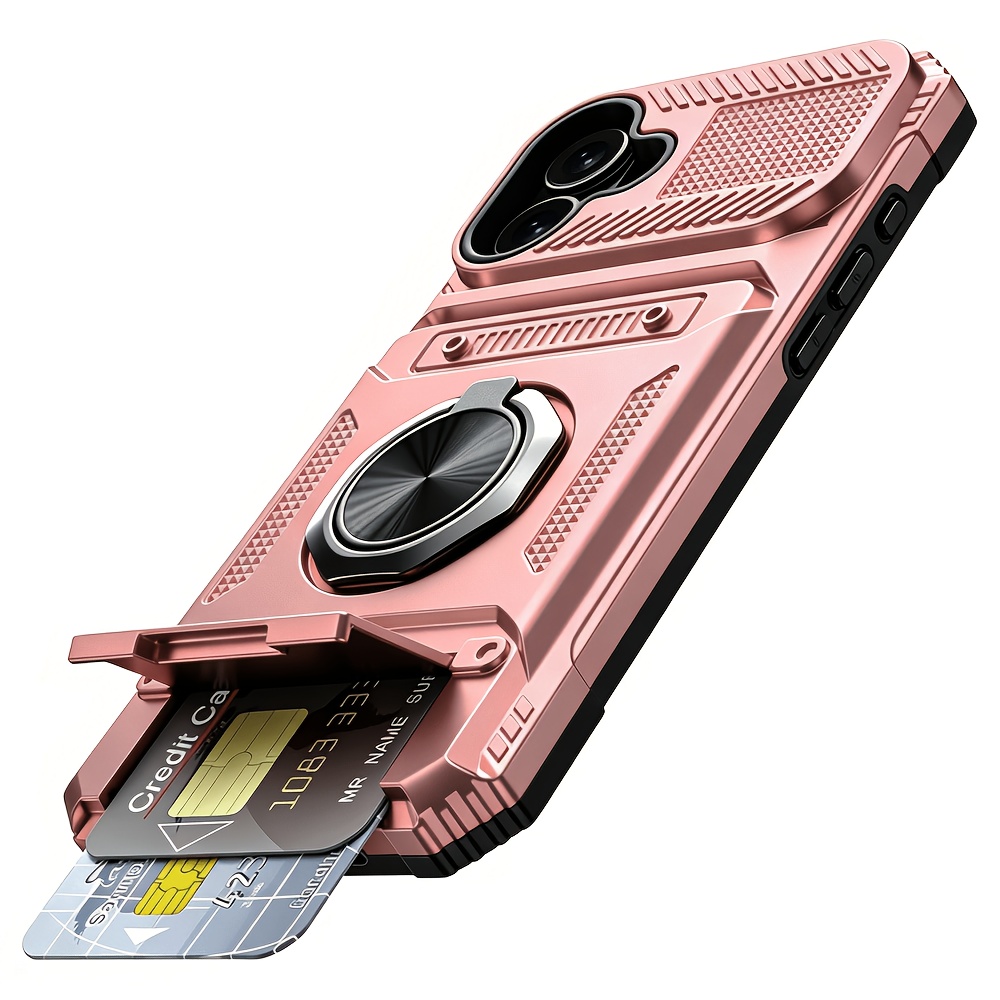 Phone Case: Heavy Antifall Hard Case with Stand and Card Slot for iPhone 18 Pro Max 17 Pro Max 16 Pro Max - Image 14