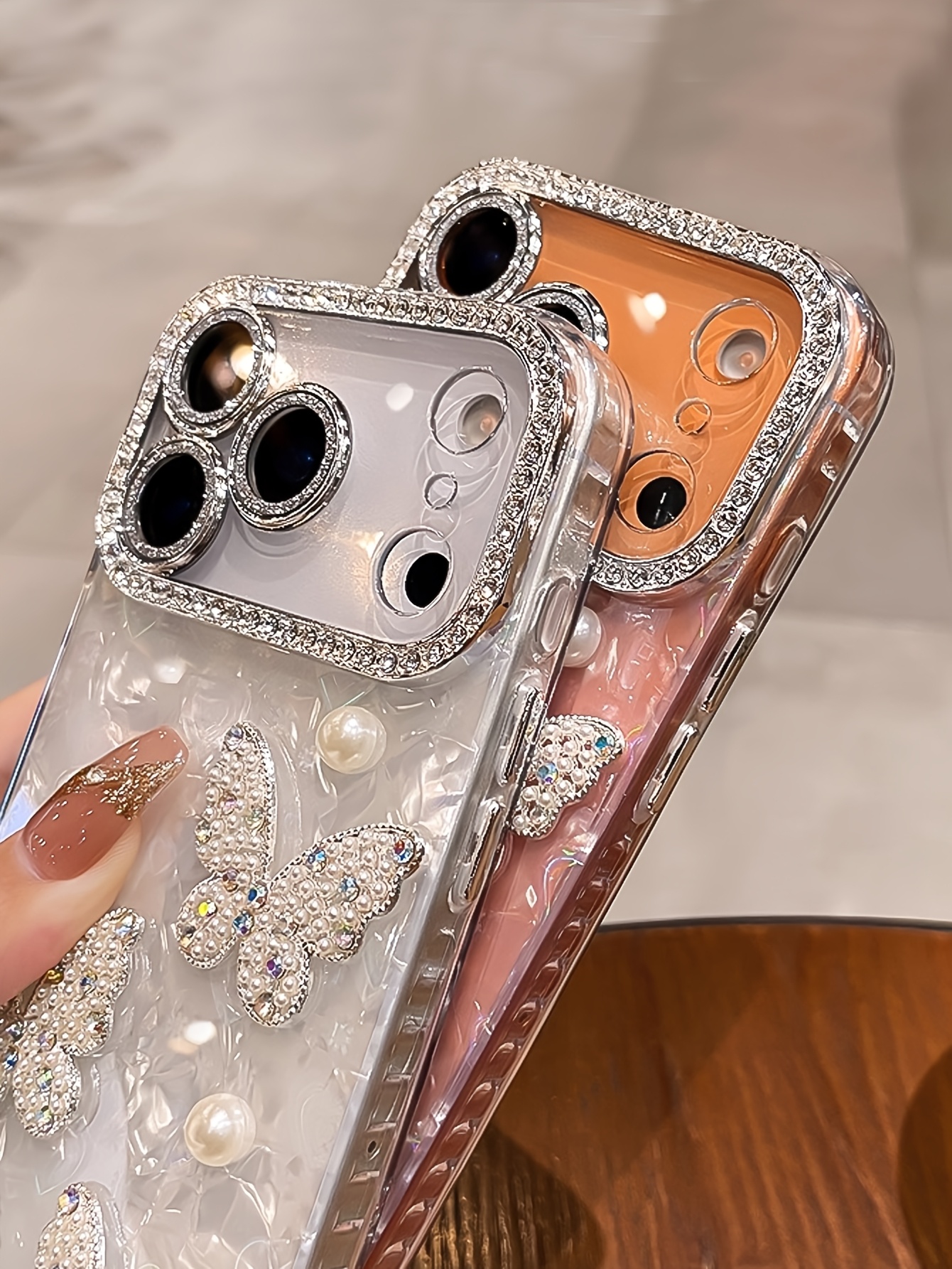 Phone Case: Luxury 3D Butterfly Heart Phone Case Compatible with iPhone 17 Pro Max/17 Pro/17 Air/17/16 Pro Max/16/16 Pro/16 Plus/15/15 Pro Max/15 Pro/15 Plus/11/12/13/14 Pro Max/11 Pro/11 Pro Max/12 Pro/12 Pro Max/13 Pro/13 Pro Max/14 Pro/14 Pro