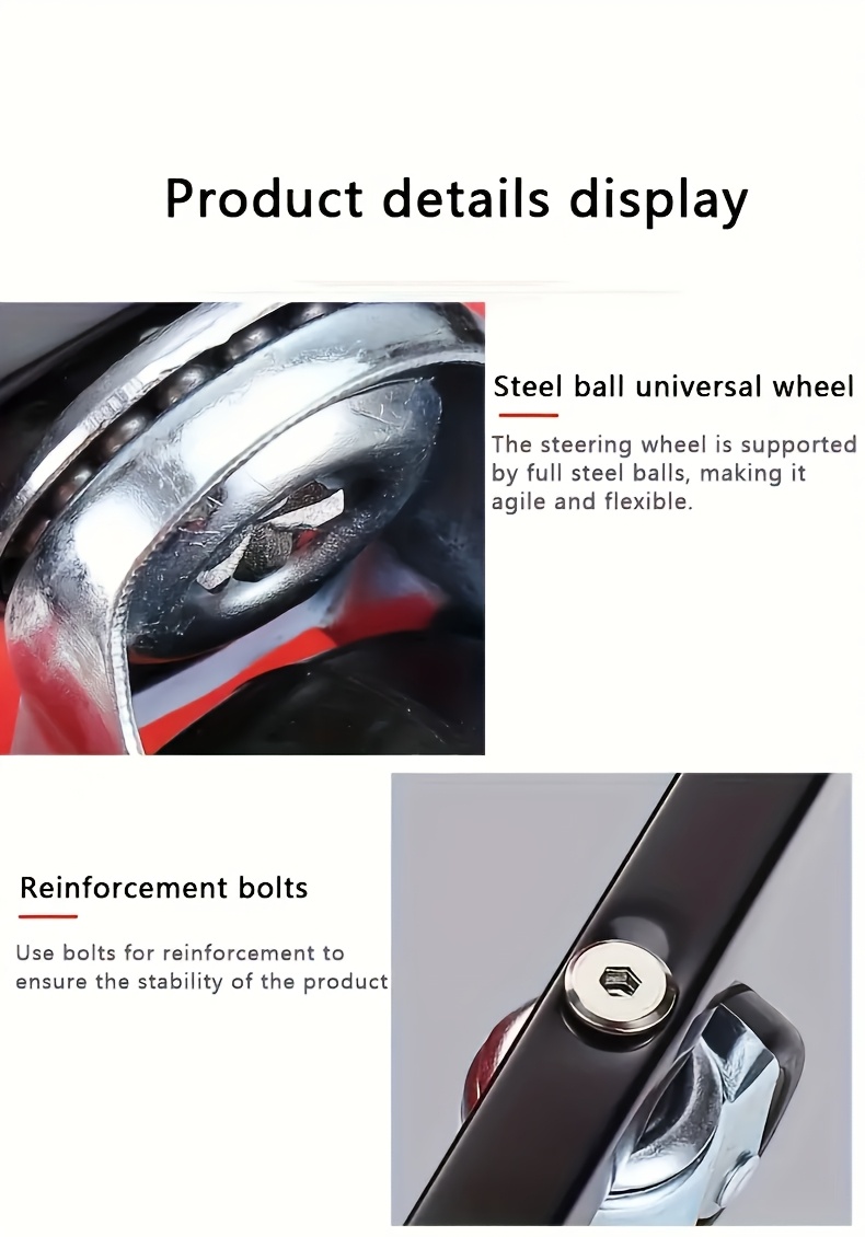 Auto Repair Bench with Roller Moving Tool Tray(Sold Separately), 2-in-1 Track, 36inch; Z Track Seat, Load Capacity Garage Chair Adjustable Rolling Folding Track ; Wheels.A Gift for the Family