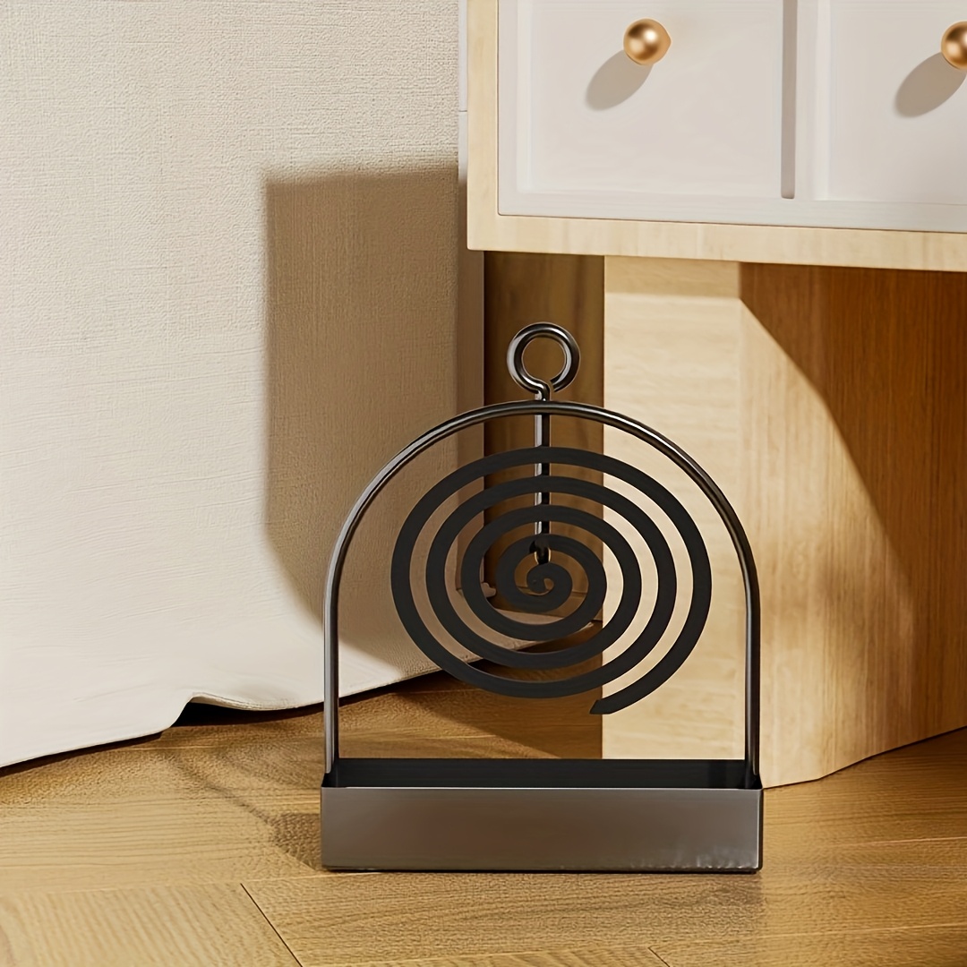 1 Mosquito Coil Holder - Sandalwood Holder Metal Material - Ideal for Decorating Living Room/Bedroom and Outdoor Camping - Suitable for Hanging Mosquito Coils or Sandalwood - Image 9