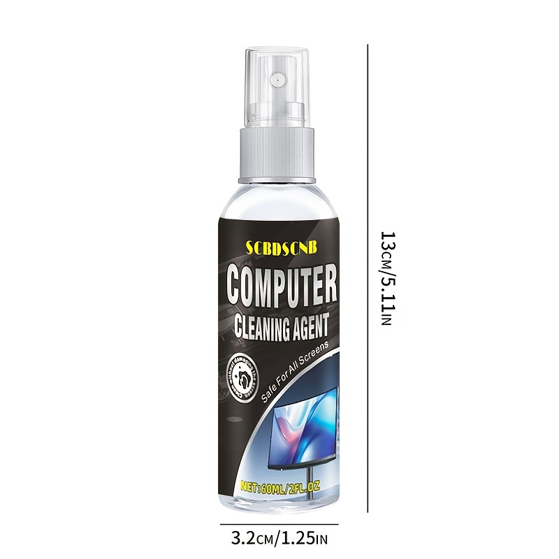 2.03oz Computer Cleaner - Cleans Computer Screens, Restores Gloss, and Gives Them a Fresh Look. Suitable for Cleaning Computer Screens, Keyboards, Phones, TVs, and Car Screens - Image 3