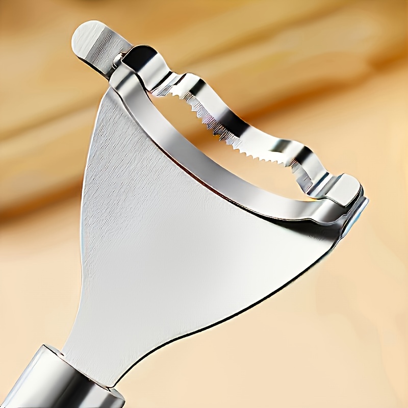 A Stainless Steel Corn Peeler, a Kitchen Gadget for Removing Corn Husks, And a Corn Kernel Separator