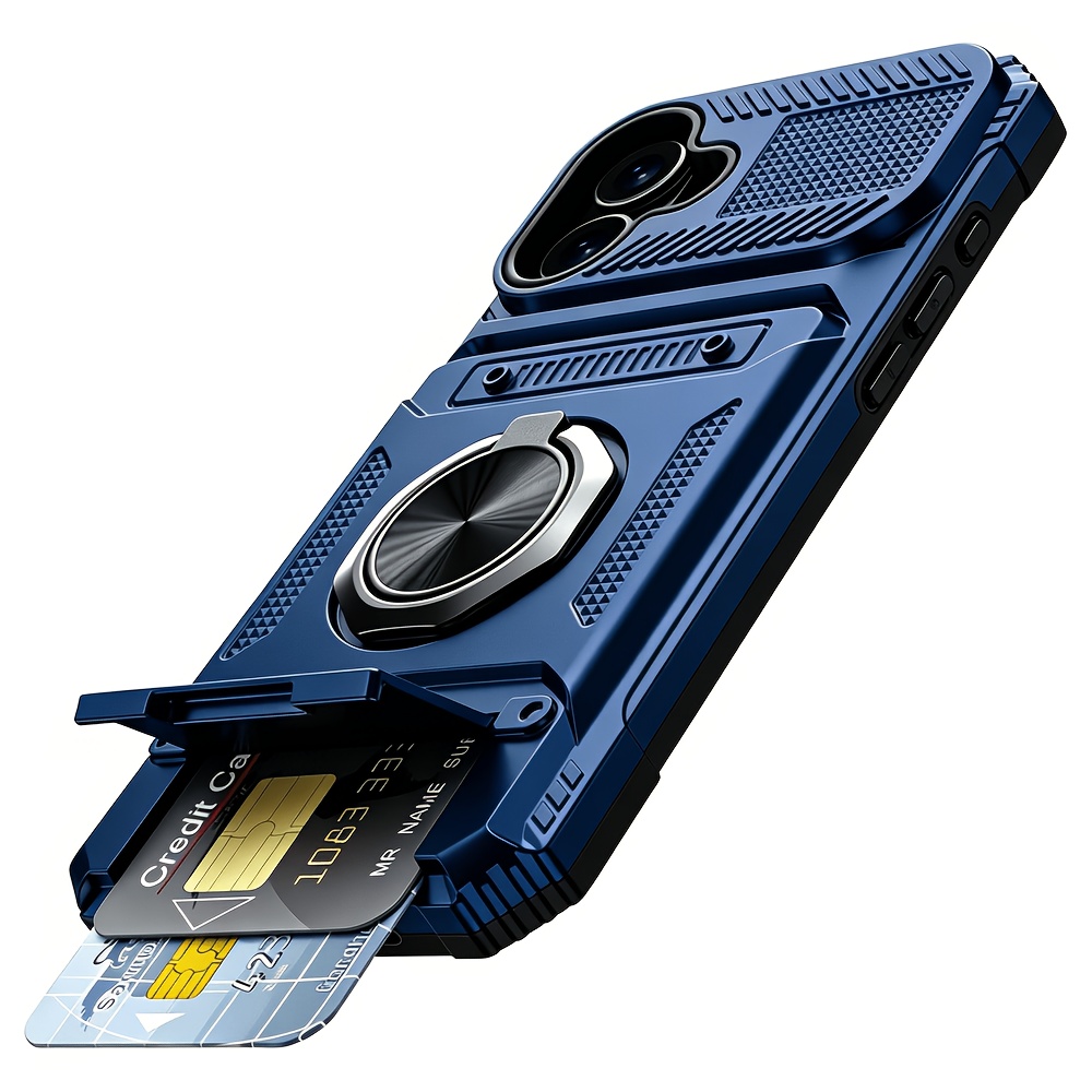 Phone Case: Heavy Antifall Hard Case with Stand and Card Slot for iPhone 18 Pro Max 17 Pro Max 16 Pro Max - Image 12