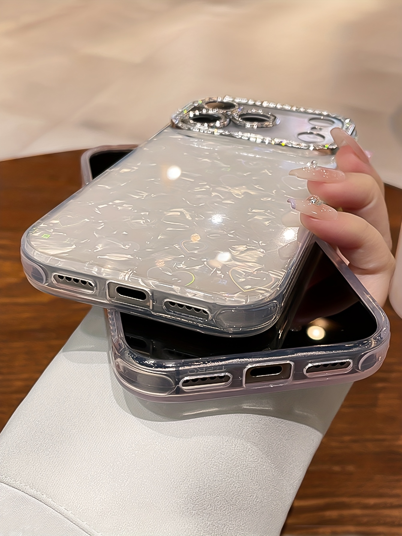 Phone Case: Sparkling High-End Diamond-Adorned Phone Case, Suitable for iPhone 17 Pro Max/17 Pro/17 Air/17/16 Pro Max/16/16 Pro/16 Plus/15/15 Pro Max/15 Pro/15 Plus/11/12/13/14 Pro Max/11 Pro/11 Pro Max/12 Pro/12 Pro Max/13 Pro/13 Pro Max/7 Plus/14