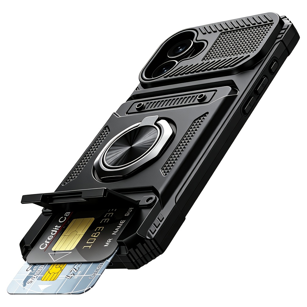 Phone Case: Heavy Antifall Hard Case with Stand and Card Slot for iPhone 18 Pro Max 17 Pro Max 16 Pro Max - Image 11